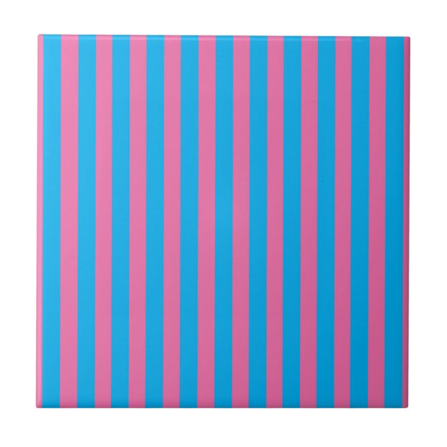 Azulejo Sweetshop Candy Shop Stripe Cute Retro (Frente)