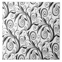 Swirls Ceramic Tile