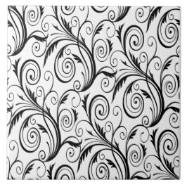 Azulejo Swirls Ceramic Tile