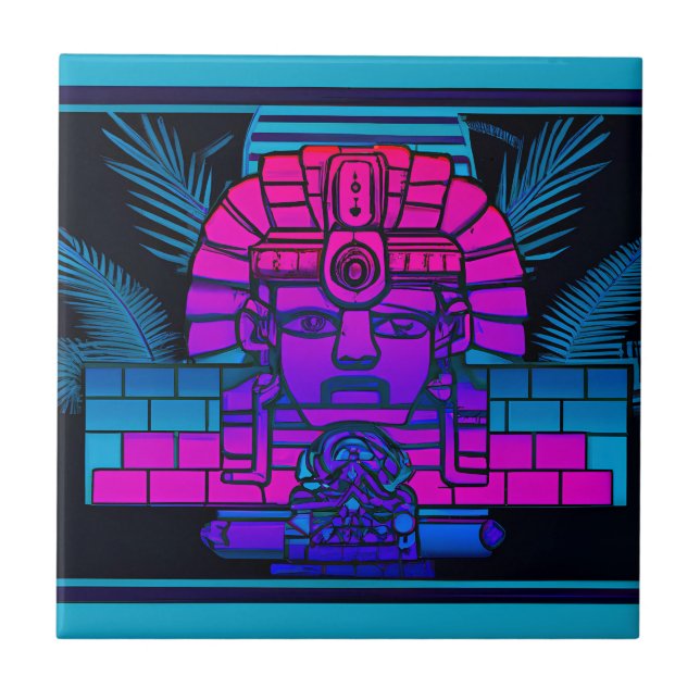 Azulejo Synthwave Pharaoh (Frente)
