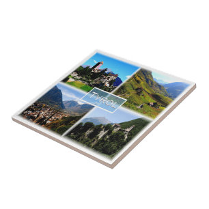 Azulejo TAA002 TYROL TrentIno Alto Adige, Italia,