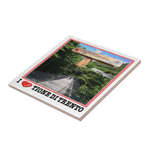 Azulejo TAA004 TIONE DI TRENTO I Love, Italia,