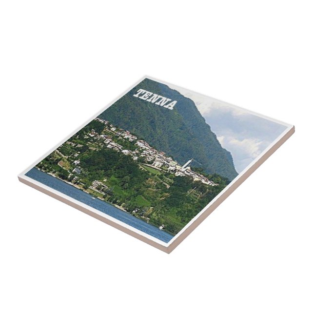Azulejo TAA021 TENNA, Panorama, Italia, (Lado)