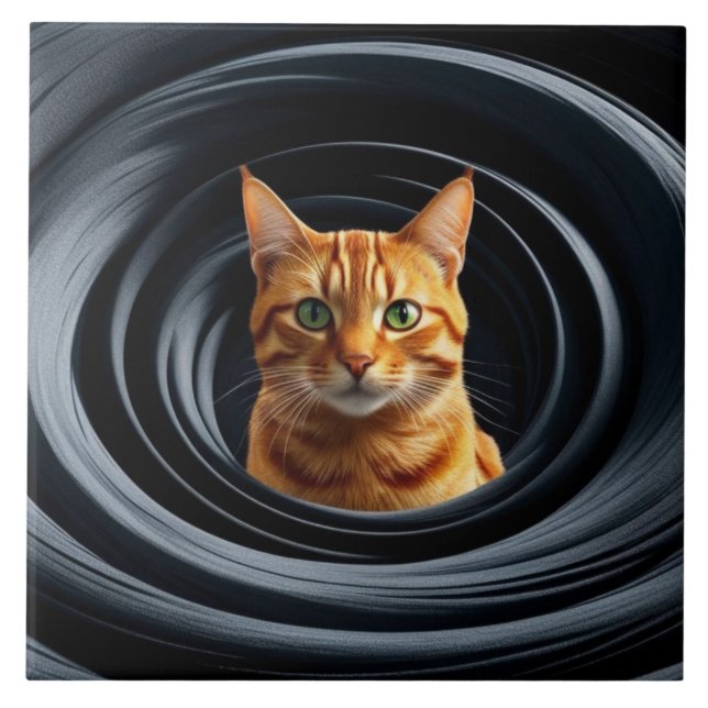 Azulejo Tabby Gyre Tile Decorativo (Frente)