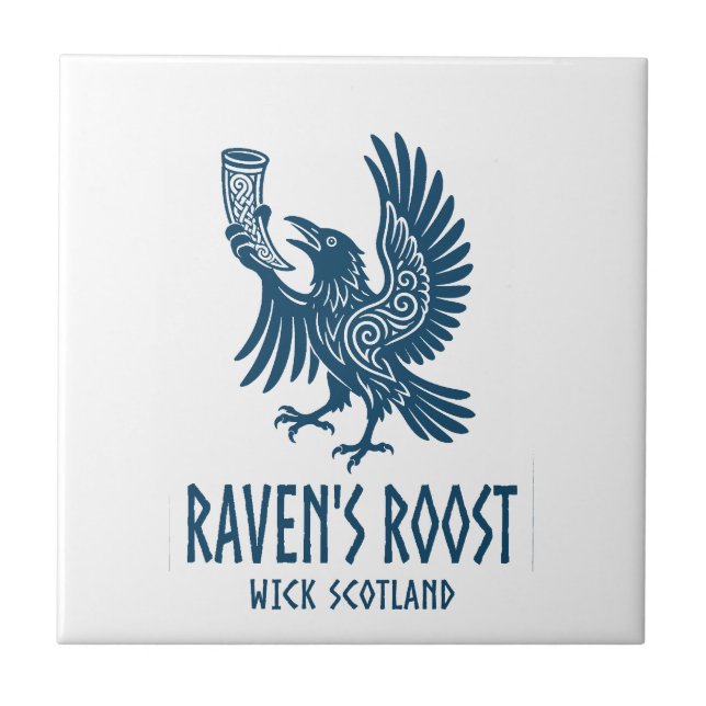 Azulejo Taberna Raven's Roost Wick Escocia (Frente)