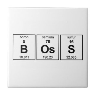 Azulejo Tabla periódica de BOsS