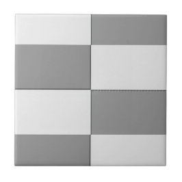 Azulejo tablero de ajedrez blanco y gris