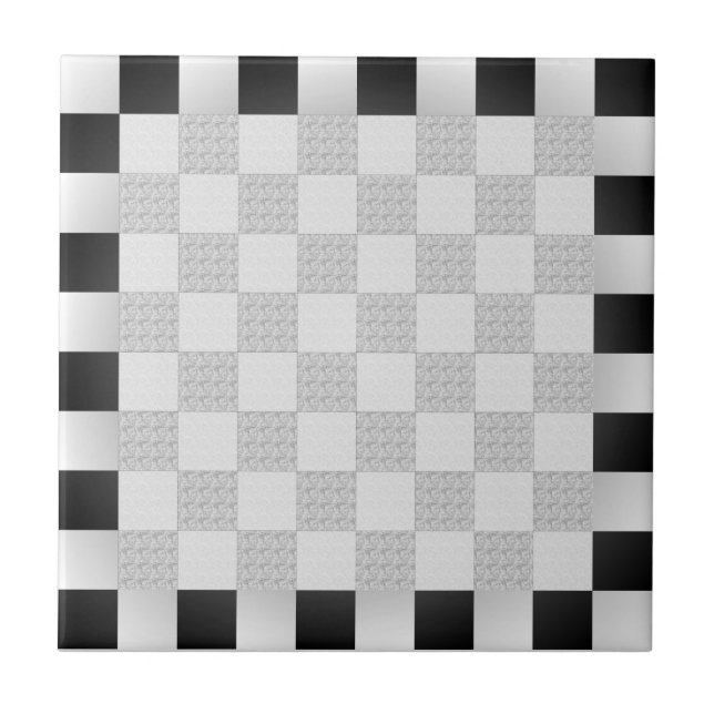 Azulejo Tablero de Ajedrez por Kenneth Yoncich (Frente)