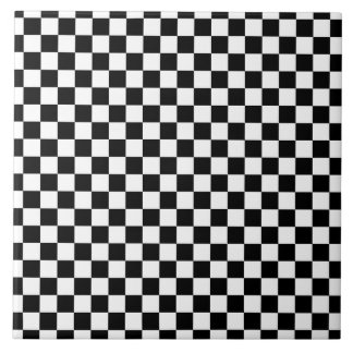 Azulejo Tablero negro y blanco