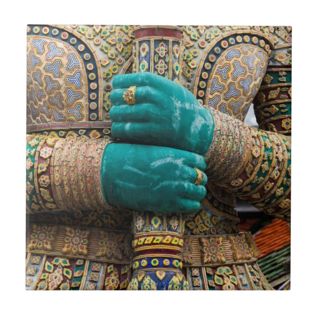 Azulejo Tailandia, Bangkok, Gran Palacio (Frente)