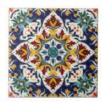 Azulejo Talavera favores de boda mediterráneos azu<br><div class="desc">Azulejo Talavera azul portugués patrón de baldosas ornamentales portugués favorece la cerámica impresa decoración de la recepción de bodas también un encantador regalo de bienvenida para sus invitados</div>