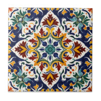 Azulejo Talavera favores de boda mediterráneos azu
