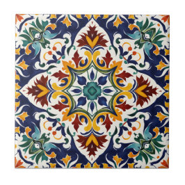 Azulejo Talavera favores de boda mediterráneos azu