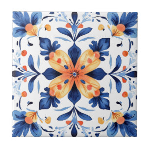 Azulejo Talavera mexicana Hacienda Estilo Flor