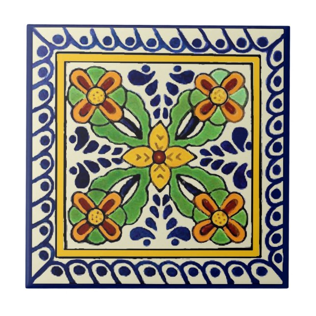 Azulejo Talavera Tile (Frente)