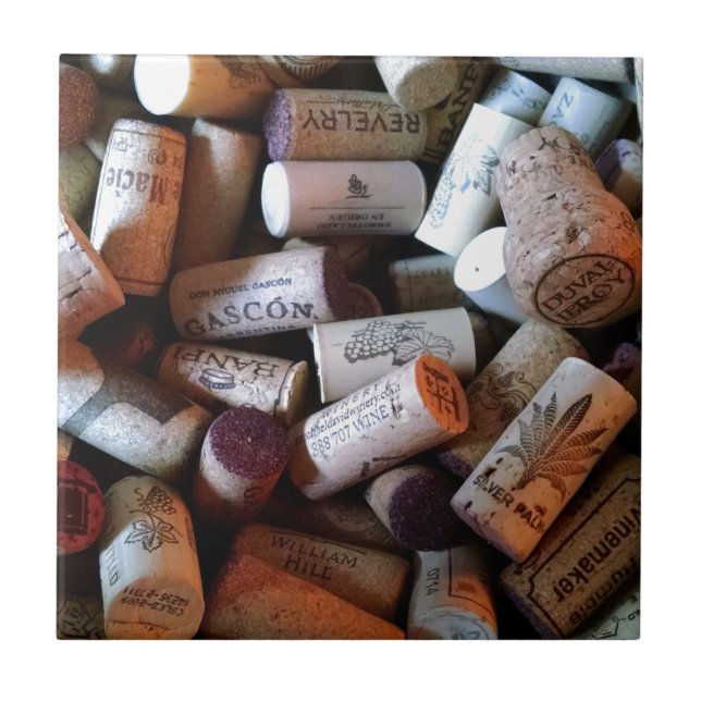 Azulejo Tapa una abundancia con corcho (Frente)