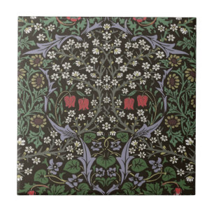 Azulejo Tapiz floral de William Morris Blackthorn
