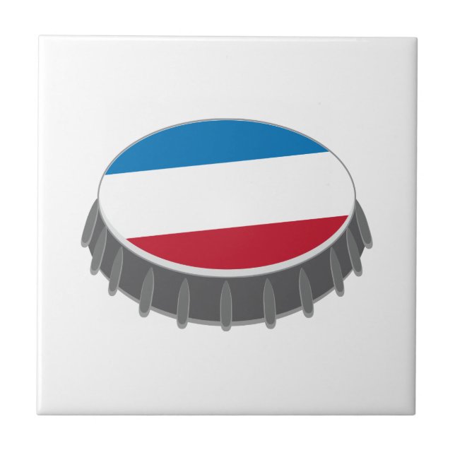 Azulejo Tapón de frasco (Frente)