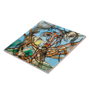 Azulejo Tarín, puntos infinitos por Francis Picabia