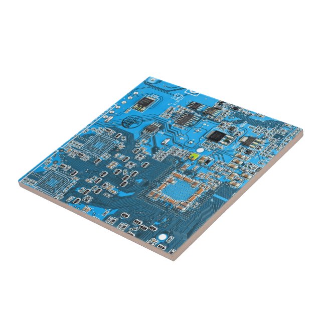 Azulejo Tarjeta de circuito azul PCB del conjunto del circ (Lado)