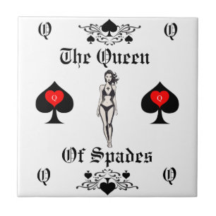 Azulejo Tarjeta Tarot Thunder_Cove Reina de espadas