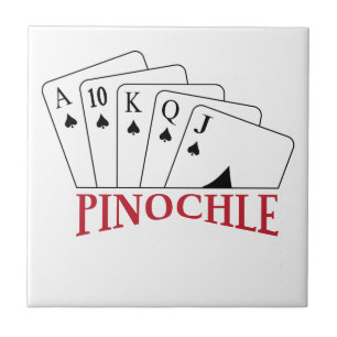 Azulejo Tarjetas Pinochle