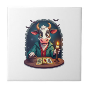 Azulejo Tarot de Vaca del Terror