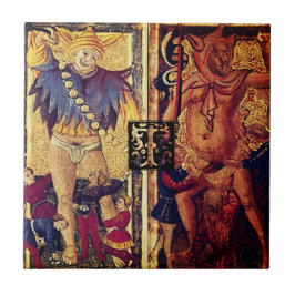 Azulejo Tarot Double Fools Inicial T