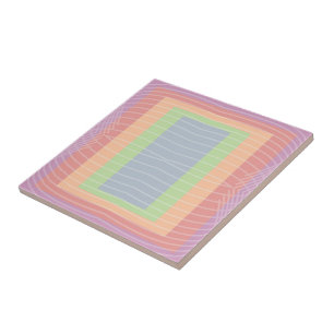 Azulejo Tarta De Caramelo Bloque De Color Pastel