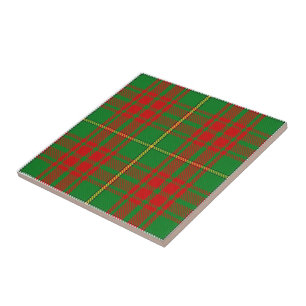 Azulejo Tartan de caza del clan Bruce 