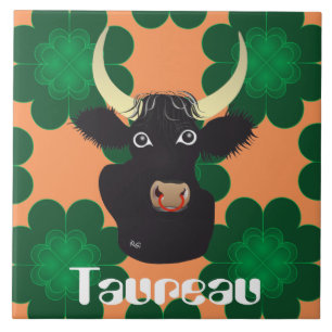 Azulejo Taureau 21 avril 20 Carreaux Mai au
