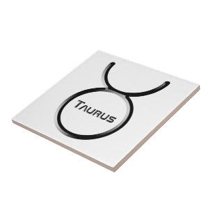 Azulejo TAURUS, Abstract Design of Zodiac Rótulo,