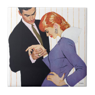 Azulejo Te amo, mamá Girl 2