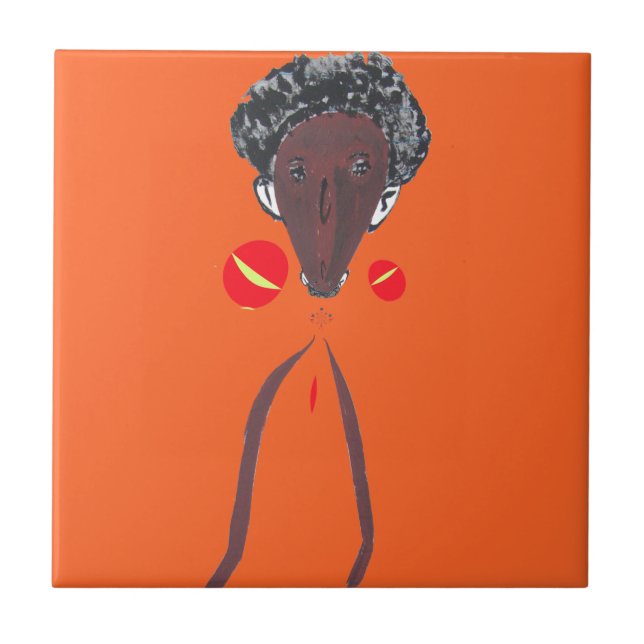 Azulejo Te amo Nakupenda Swahili (Frente)