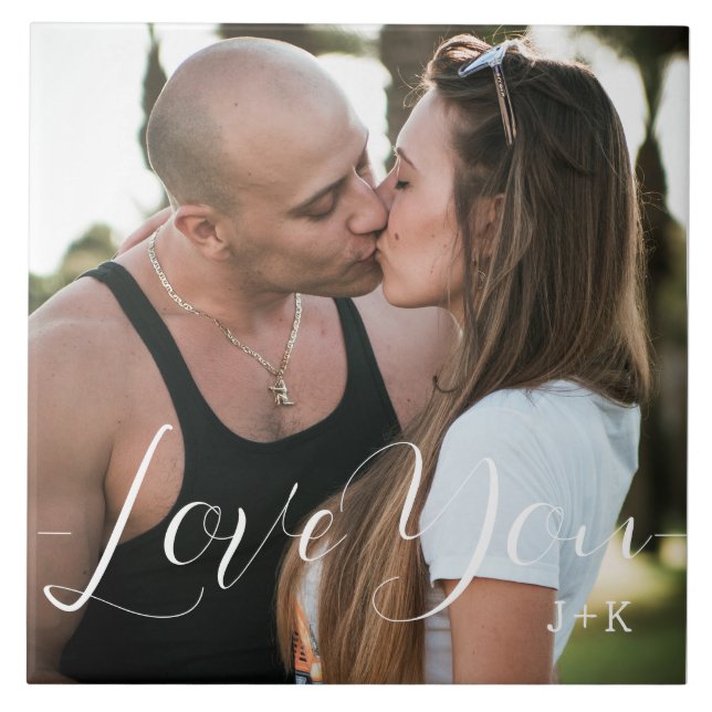 Azulejo Te quiero, pareja de amor (Frente)