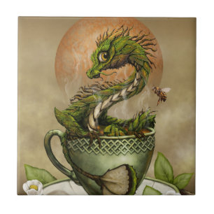 Azulejo Tea Dragon Tile