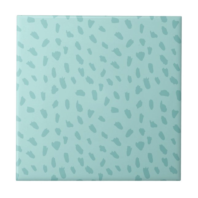 Azulejo Teal Blue Pattern (Frente)
