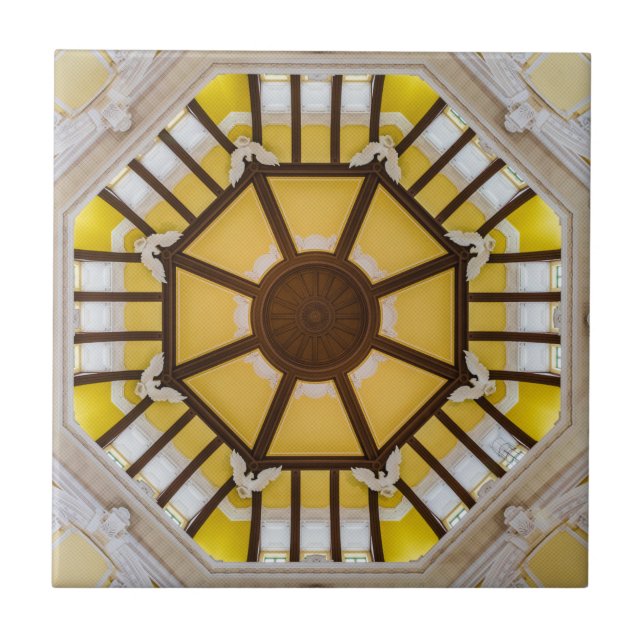 Azulejo Techo decorado en la estación de Tokio (Frente)