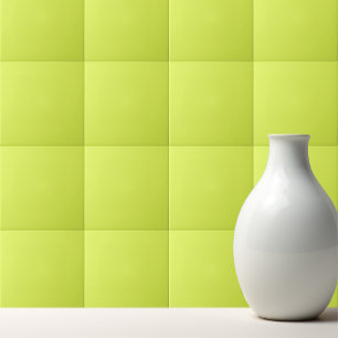 Azulejo Tecla de color sólido color amarillo verde