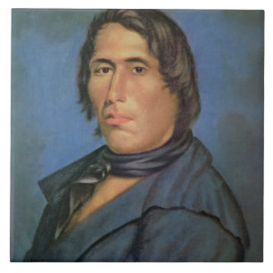 Azulejo TECUMSEH (1768-1813) (aceite en lona)