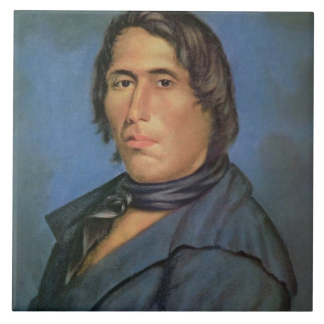 Azulejo TECUMSEH (1768-1813) (aceite en lona) (Frente)