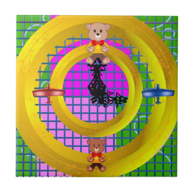 Azulejo Teddy to Plane (Frente)