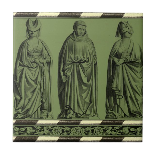 Azulejo Teja-Cocina Decoración-Gótica casera gótica (Frente)