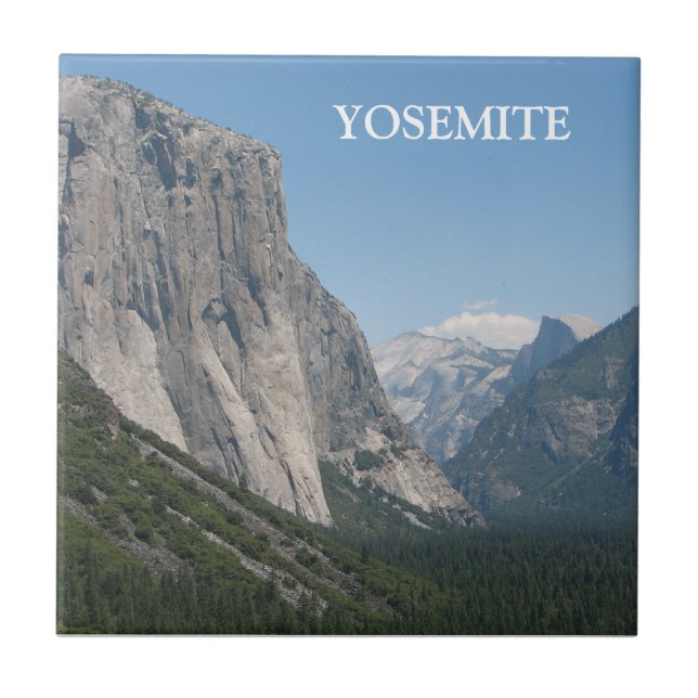 Azulejo ¡Teja hermosa de Yosemite! (Frente)