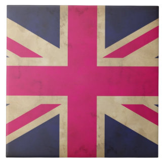 Azulejo Teja/Trivet de la bandera de Union Jack