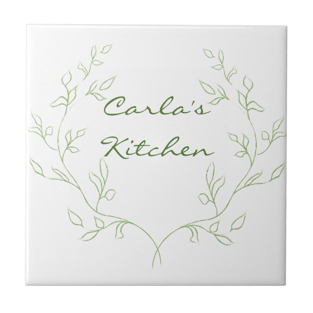 Azulejo Tejido cerámico de marco de oligosidad (Frente)