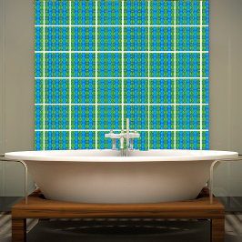 Azulejo Tejido cerámico de patrón de plomo de pavo real