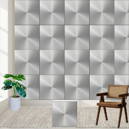 Azulejo Tejido cerámico de textura de acero inoxidable cep