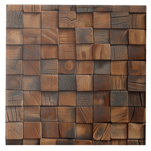 Azulejo Tejido cerámico de textura de madera