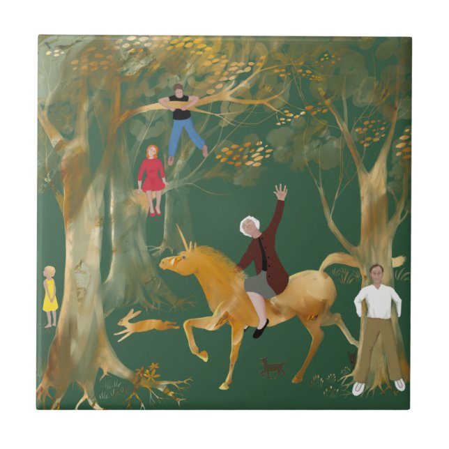 Azulejo Tejido cerámico decorativo (Frente)